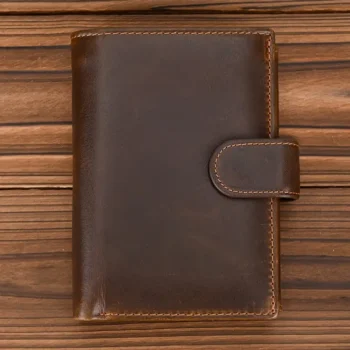 Leather Trifold Wallet for Men