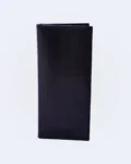 Long Slim Leather Wallet – Shazif Essential Black Series 16-C