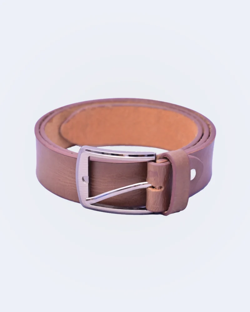 Brown Leather Belt – Pure Classic by Shazif