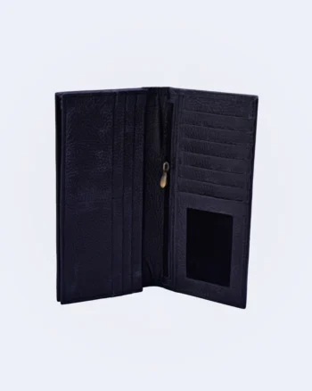 Slim Croc-Texture Leather Wallet – Shazif Essential Series 7C-M