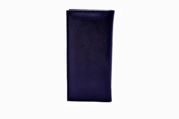Slim Leather Wallet – Shazif Essential Black