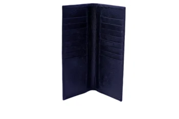 Croc-Embossed Leather Wallet – Shazif Luxe Texture Series